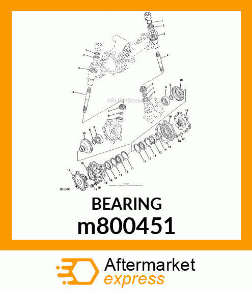 BEARING, BALL m800451