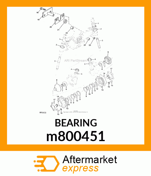 BEARING, BALL m800451