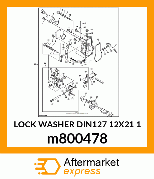 LOCK WASHER DIN127 12X21 1 m800478