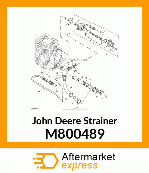 STRAINER, STRAINER, OIL M800489