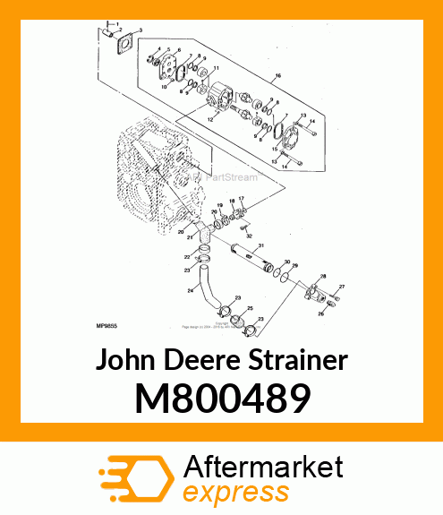 STRAINER, STRAINER, OIL M800489