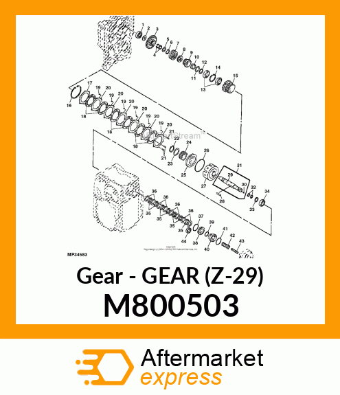 Gear M800503