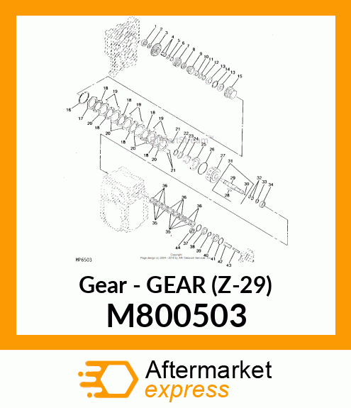 Gear M800503