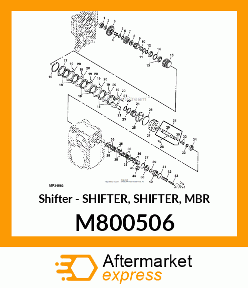 Shifter M800506