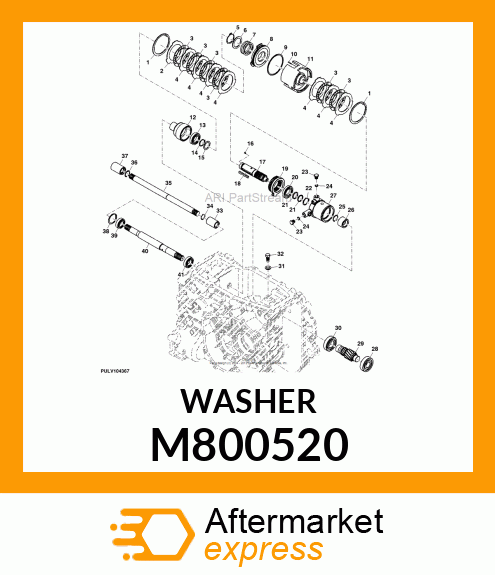 WASHER, WASHER 40 M800520