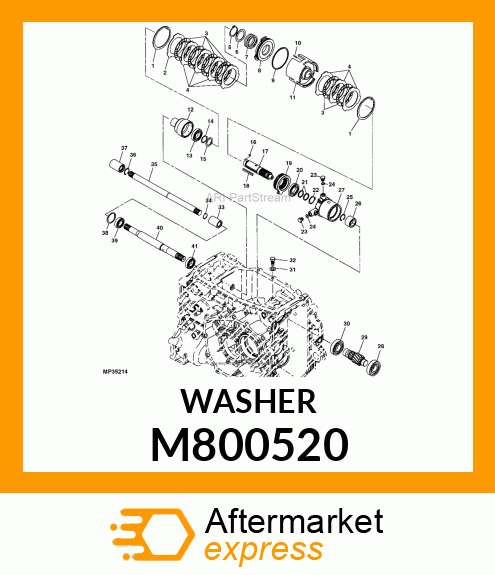 WASHER, WASHER 40 M800520