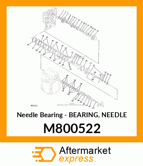 Bearing Needle M800522