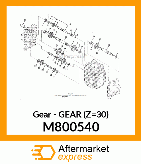 Gear - GEAR (Z=30) M800540