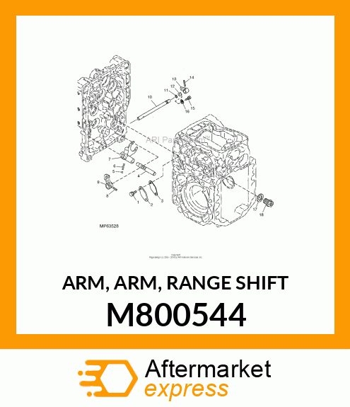 ARM, ARM, RANGE SHIFT M800544