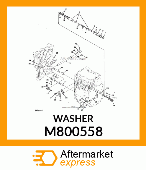 GASKET, GASKET 22 M800558