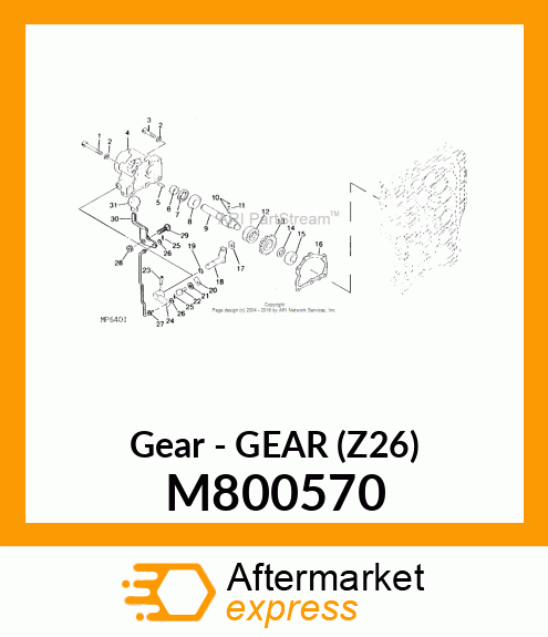 Gear M800570