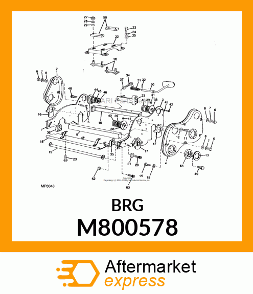 BALL BEARING, BEARING, BALL M800578