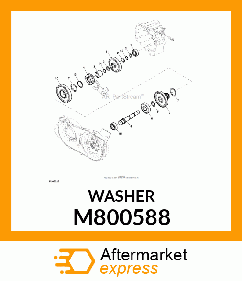 WASHER, WASHER 20 M800588