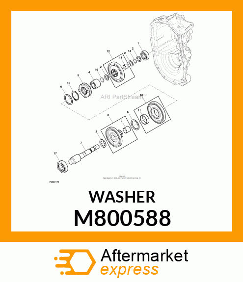 WASHER, WASHER 20 M800588