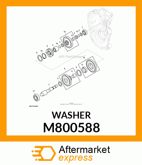 WASHER, WASHER 20 M800588