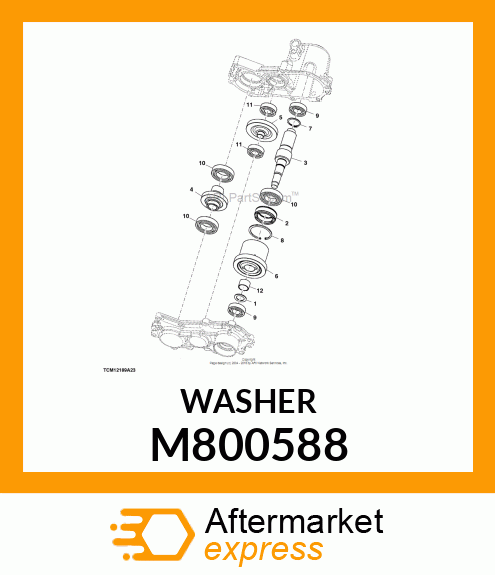 WASHER, WASHER 20 M800588