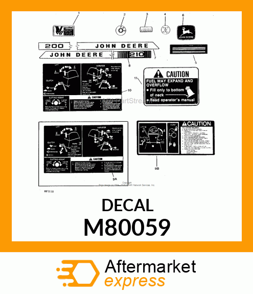 LABEL, GEARSHIFT KNOB M80059