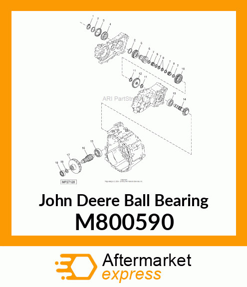 BALL BEARING, BALL BEARING, 6305R S M800590