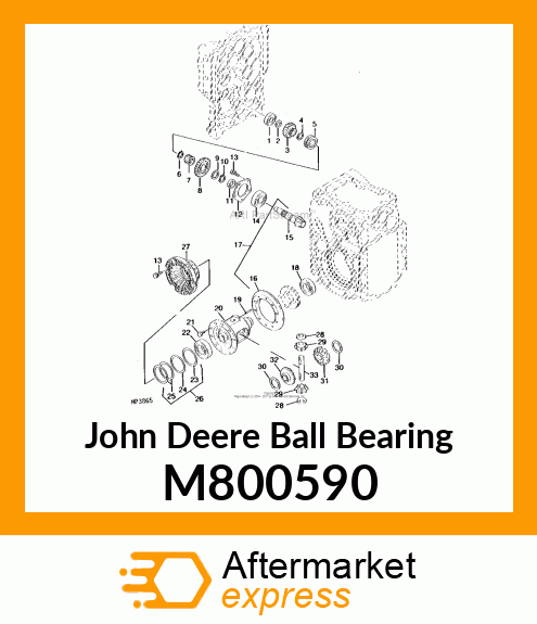 BALL BEARING, BALL BEARING, 6305R S M800590