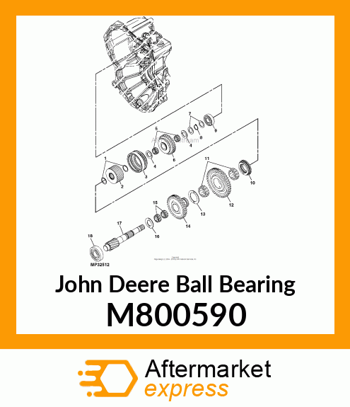 BALL BEARING, BALL BEARING, 6305R S M800590