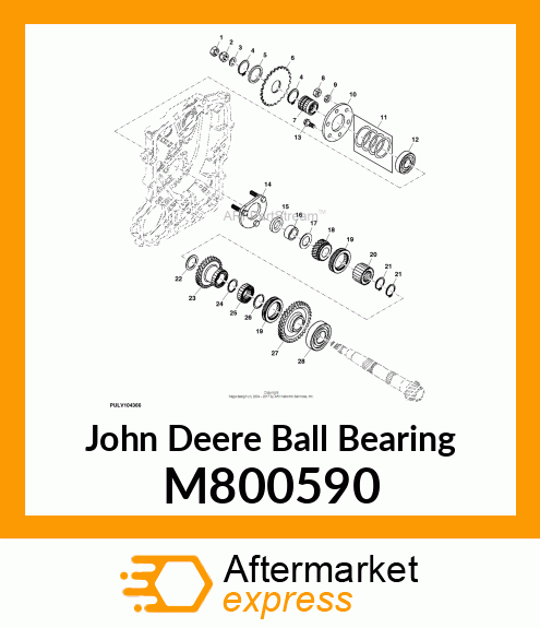 BALL BEARING, BALL BEARING, 6305R S M800590