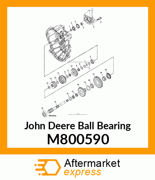 BALL BEARING, BALL BEARING, 6305R S M800590