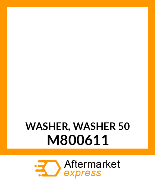 WASHER, WASHER 50 M800611