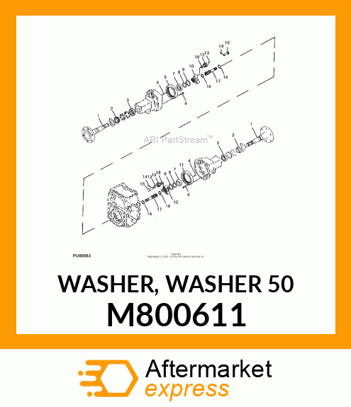 WASHER, WASHER 50 M800611