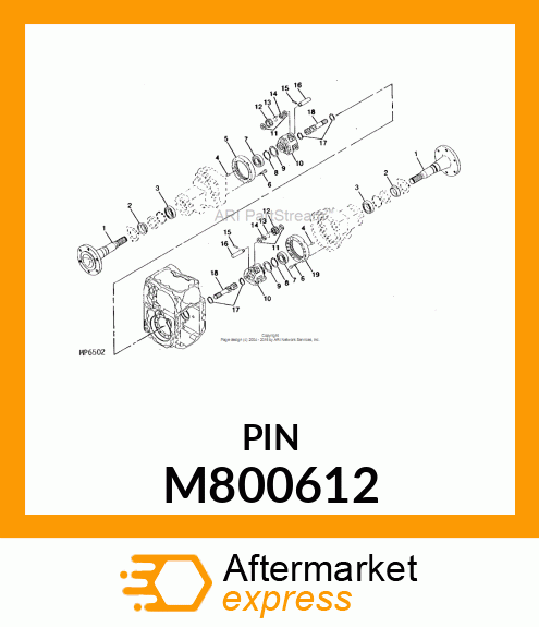 NEEDLE ROLLER, NEEDLE BEARING,3MMDI M800612