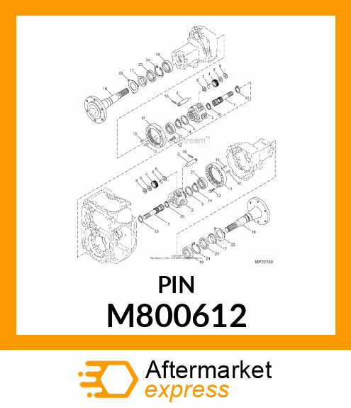 NEEDLE ROLLER, NEEDLE BEARING,3MMDI M800612