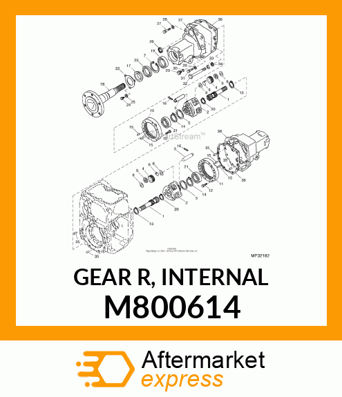 GEAR, GEAR (R), INTERNAL M800614