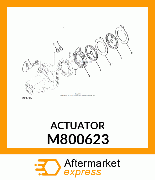 ACTUATOR, ACTUATOR M800623