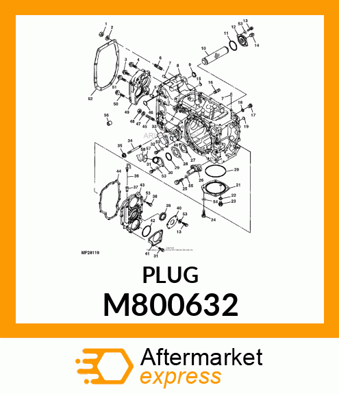 PLUG, PLUG 9/16 M800632