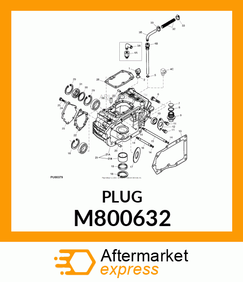 PLUG, PLUG 9/16 M800632