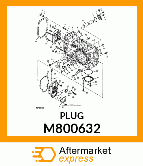 PLUG, PLUG 9/16 M800632