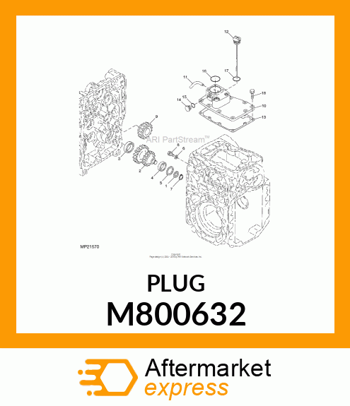 PLUG, PLUG 9/16 M800632