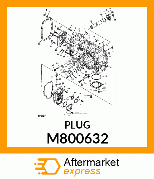 PLUG, PLUG 9/16 M800632