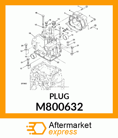 PLUG, PLUG 9/16 M800632