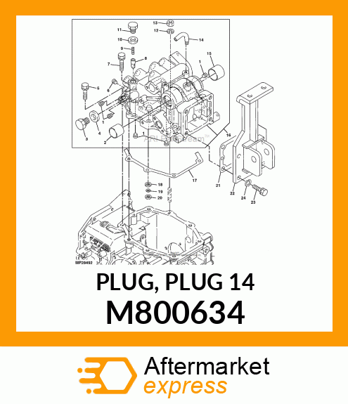 PLUG, PLUG 14 M800634