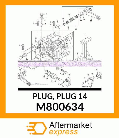 PLUG, PLUG 14 M800634