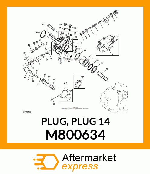 PLUG, PLUG 14 M800634