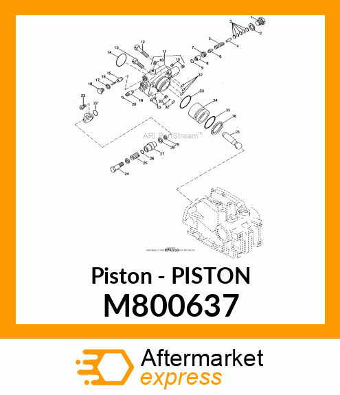 Piston M800637