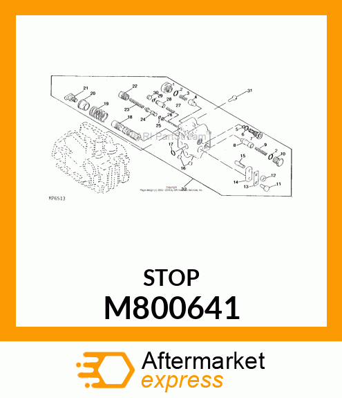 Stop M800641