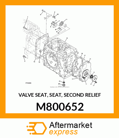 VALVE SEAT, SEAT, SECOND RELIEF M800652