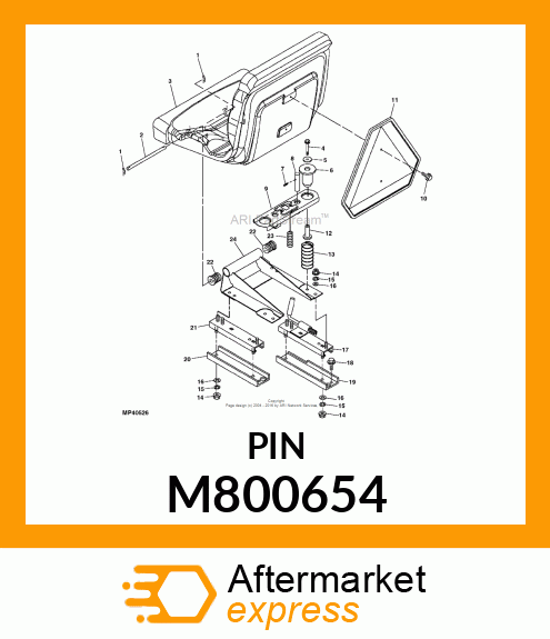 PIN, ROLL 3 M800654