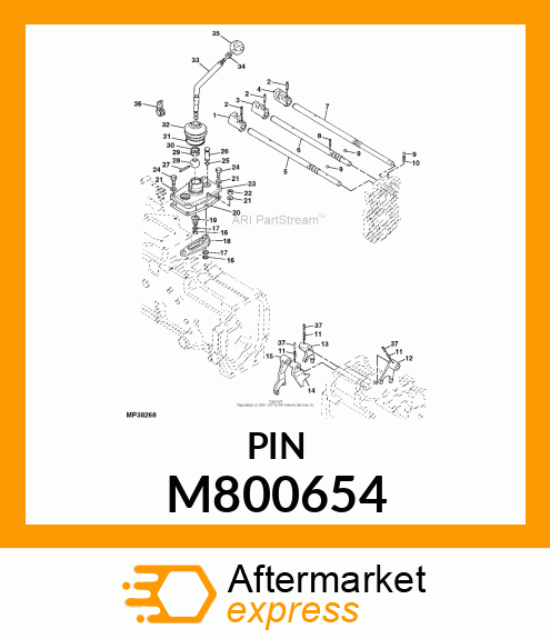 PIN, ROLL 3 M800654