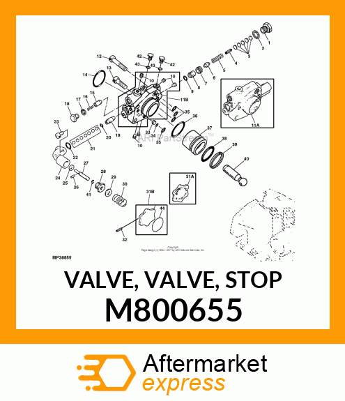 VALVE, VALVE, STOP M800655