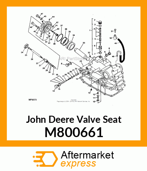 VALVE SEAT, SEAT, SAFETY VALVE M800661