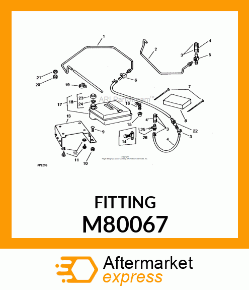 Fitting - FUEL FITTING (Part is Obsolete) M80067