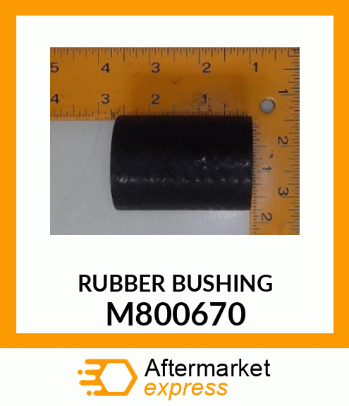 BUSHING, CONNECTOR, RUBBER M800670